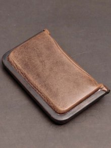  Six coup de foudre Cow Leather [ GAMAGUCHI ] Key Case /GRAY