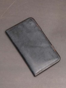  Six coup de foudre Cow Leather [ GAMAGUCHI ] Long Wallet /BLACK