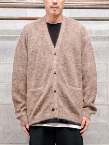 ISAMU KATAYAMA BACKLASH MOHAIR-WOOL KNIT CARDIGAN /BROWN<img class='new_mark_img2' src='https://img.shop-pro.jp/img/new/icons1.gif' style='border:none;display:inline;margin:0px;padding:0px;width:auto;' />