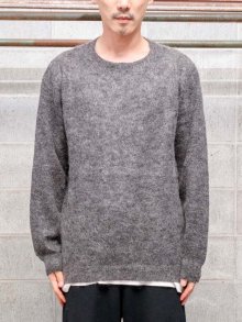 ISAMU KATAYAMA BACKLASH MOHAIR-WOOL KNIT PULLOVER /GRAY<img class='new_mark_img2' src='https://img.shop-pro.jp/img/new/icons1.gif' style='border:none;display:inline;margin:0px;padding:0px;width:auto;' />