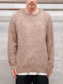 ISAMU KATAYAMA BACKLASH MOHAIR-WOOL KNIT PULLOVER /BROWN<img class='new_mark_img2' src='https://img.shop-pro.jp/img/new/icons1.gif' style='border:none;display:inline;margin:0px;padding:0px;width:auto;' />