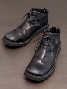 incarnationHORSE LEATHER DERBY BACK ZIP DB-2 CREPE SOLE PIECE DYED / BLACK<img class='new_mark_img2' src='https://img.shop-pro.jp/img/new/icons1.gif' style='border:none;display:inline;margin:0px;padding:0px;width:auto;' />