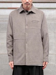 individualsentiments Wool Cashmere Jersey Loose Shirt / MIDIUM GRAY<img class='new_mark_img2' src='https://img.shop-pro.jp/img/new/icons1.gif' style='border:none;display:inline;margin:0px;padding:0px;width:auto;' />