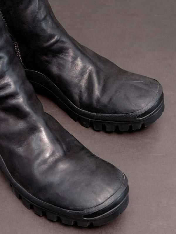 incarnation】HORSE LEATHER DUAL ZIP SHORT DZ-1 VB-1 RUBBER SOLES