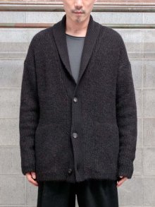 DEVOA Knit cardigan Alpaca mohair / BLACK<img class='new_mark_img2' src='https://img.shop-pro.jp/img/new/icons1.gif' style='border:none;display:inline;margin:0px;padding:0px;width:auto;' />