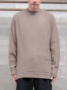 DEVOA Pullover knit high twist  / STONE GRAY<img class='new_mark_img2' src='https://img.shop-pro.jp/img/new/icons1.gif' style='border:none;display:inline;margin:0px;padding:0px;width:auto;' />