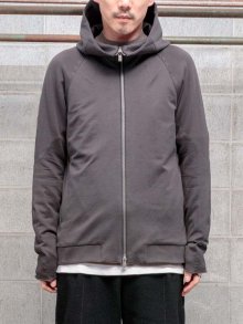 DEVOAHooded jacket soft jersey /STEEL GRAY