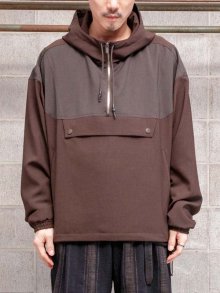 DEVOA Jacket hybrid polyester / BROWNGRAY<img class='new_mark_img2' src='https://img.shop-pro.jp/img/new/icons1.gif' style='border:none;display:inline;margin:0px;padding:0px;width:auto;' />