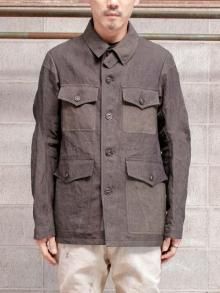 DEVOAJacket canapa - cotton / SLATEGRAY