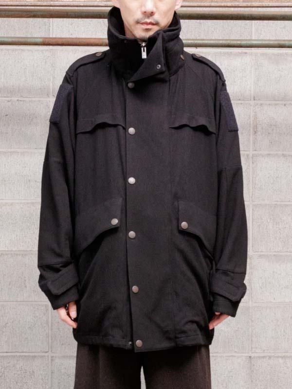 DEVOA】 Coat cashmere silk / BLACK - vektrize.com｜京都裏寺町で