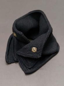DEVOA Knit neck parts cashmere / BLACK<img class='new_mark_img2' src='https://img.shop-pro.jp/img/new/icons1.gif' style='border:none;display:inline;margin:0px;padding:0px;width:auto;' />