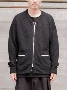 KLASICA Shetland wool Anatomical Cut Zip Cardigan /BLACK<img class='new_mark_img2' src='https://img.shop-pro.jp/img/new/icons1.gif' style='border:none;display:inline;margin:0px;padding:0px;width:auto;' />