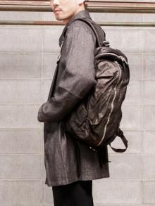 ISAMU KATAYAMA BACKLASH ITALY SHOULDER GARMENT-DYED BACKPACK /BLACK<img class='new_mark_img2' src='https://img.shop-pro.jp/img/new/icons1.gif' style='border:none;display:inline;margin:0px;padding:0px;width:auto;' />