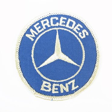 ロゴワッペン MERCEDES BENZ／メルセデスベンツ (丸型) - piquant