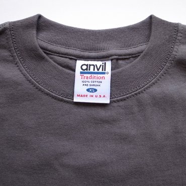 anvil Tradition クルーネック 無地Tシャツ made in U.S.A 90's デッドストック 【定番カラー／XSサイズのみ
