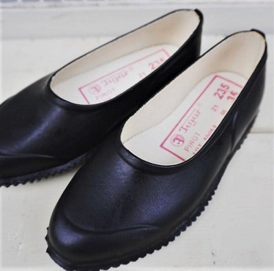 OPANAK Slip-on with insole オパナック ラバーシューズ ／ スリッポン レインシューズ　カラー: ブラック サイズ:  35－38 (約23.5～25.5cm) - piquant