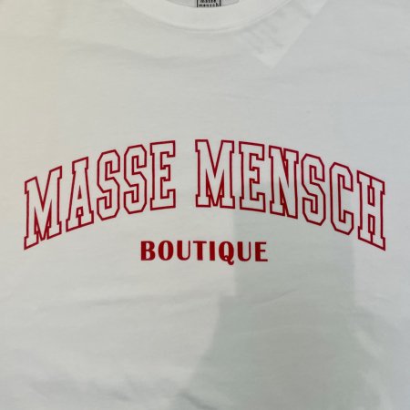 MASSE MENSCH /フレームロゴTシャツ（レッド） - MASSE＊MENSCH　公式通販オンラインショップ