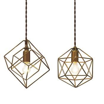 今なら送料無料。幾何学模様のオシャレなフレームセードのペンダント