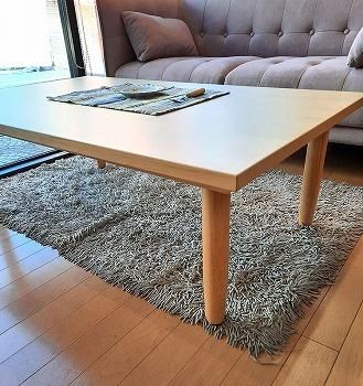◇送料込み◇ GRANATA 日本製　こたつ　テーブル　メープル材　突き板 日美 こたつ こたつテーブル テーブル 105cm 120cm 豆型 楕円形
