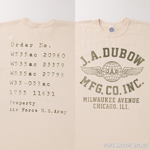 MILITARY TEE “J.A.DUBOW MFG.CO., INC” - TOYS McCOY ONLINE STORE