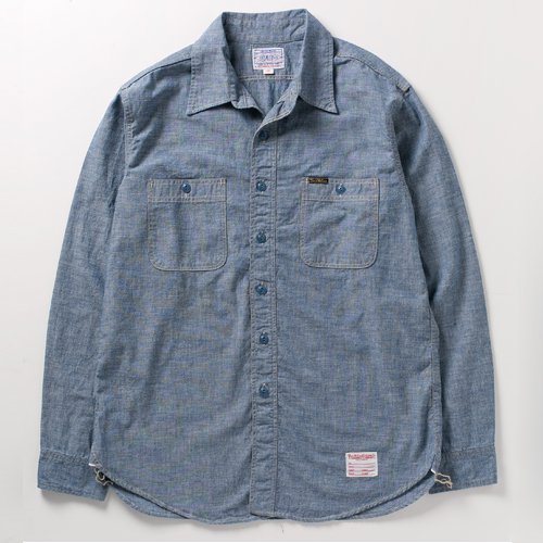 TOYS McCOY & CO. CHAMBRAY WORK SHIRT