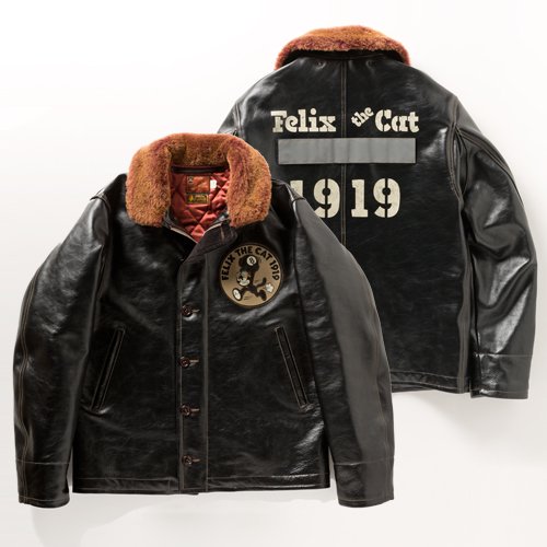 N-1 LEATHER JACKET FELIX THE CAT 