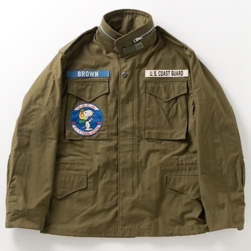 M-65 COAT, MAN'S FIELD W/HOOD SNOOPY 