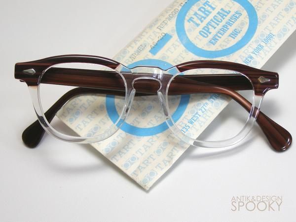 50s TART OPTICAL ARNEL RED WOOD 46□20byseyewear