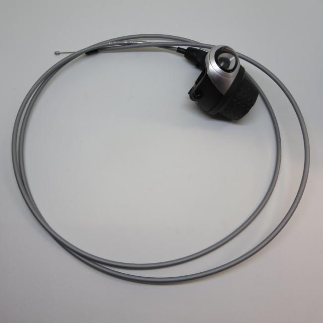 シマノ インター3グリップシフト 1750mm変速ワイヤー （シルバー