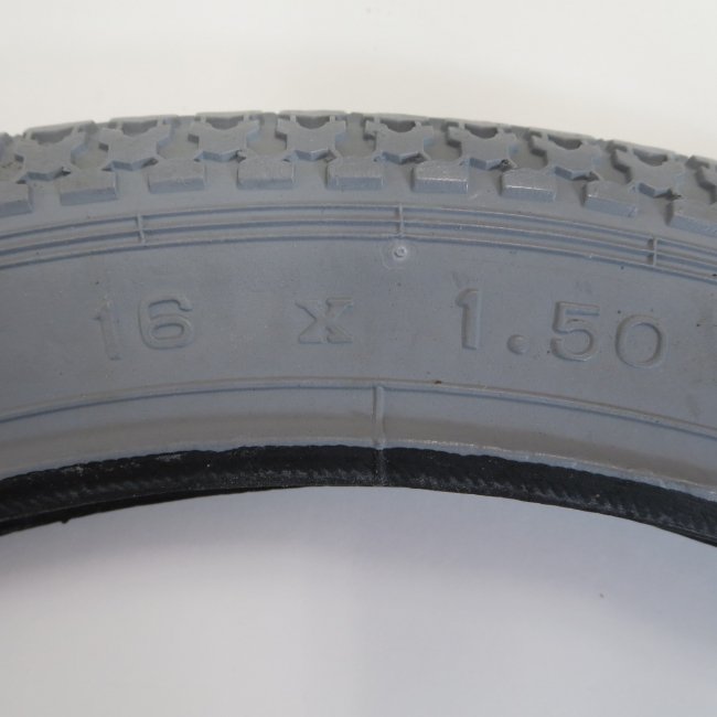 16×1.50グレータイヤ・チューブセット（各1本）車いすタイヤ| 自転車部品、車いすタイヤのことならうれっこサイクル
