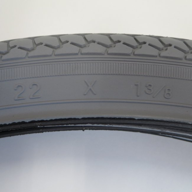 22×1 3/8 グレータイヤ・チューブセット（各1本）車いすタイヤ| 自転車部品、車いすタイヤのことならうれっこサイクル