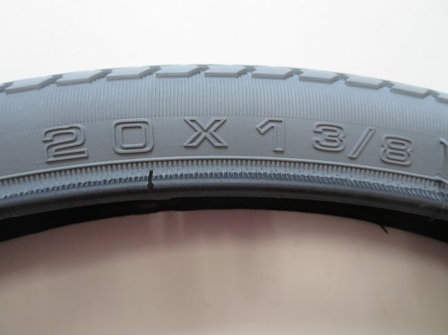 20×1 3/8 グレータイヤ・チューブセット（各1本）車いすタイヤ