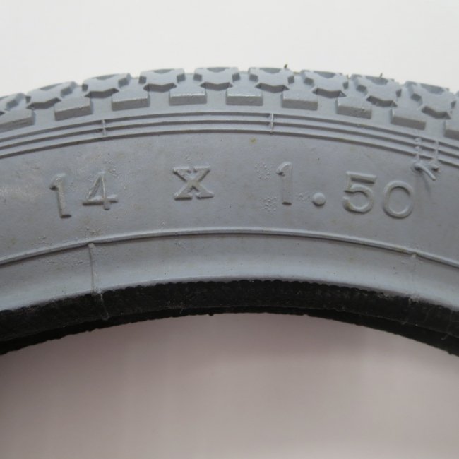 14×1.50 グレータイヤ・チューブセット（各1本）車いすタイヤ | 自転車部品、車いすタイヤのことならうれっこサイクル