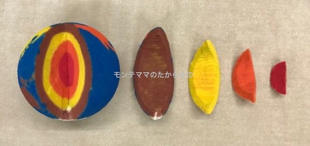 スポンジボール球体１個（地球の内部構造の模型作成用） - モンテッソーリ教具をお手頃価格で販売するショップ「モンテママのたからもの」
