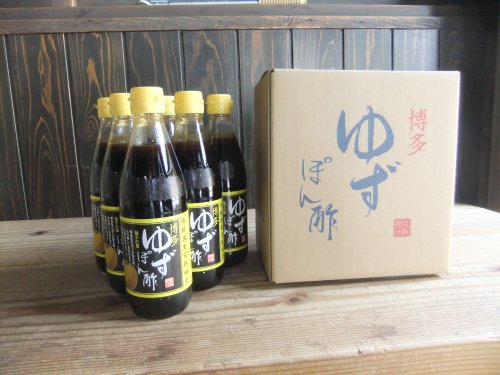 博多 ゆずぽん酢〈360ml〉 6本入ギフト - 老松醤油 松岡本家｜福岡県朝倉市