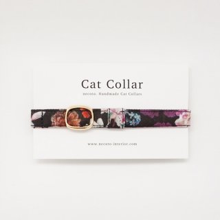 猫の首輪/やわらかコットン【Liberty London-Floral Edit】