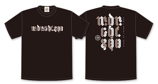 ブラックレター Tシャツ（ブラック） - MONGOL800 ONLINE SHOP