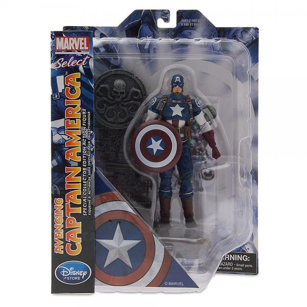 マーベル キャプテン アメリカ ディズニーストア アクションフィギュア Captain America Action Figure 海外直輸入 キャラクターグッズ専門店 プレシャス ハーツ