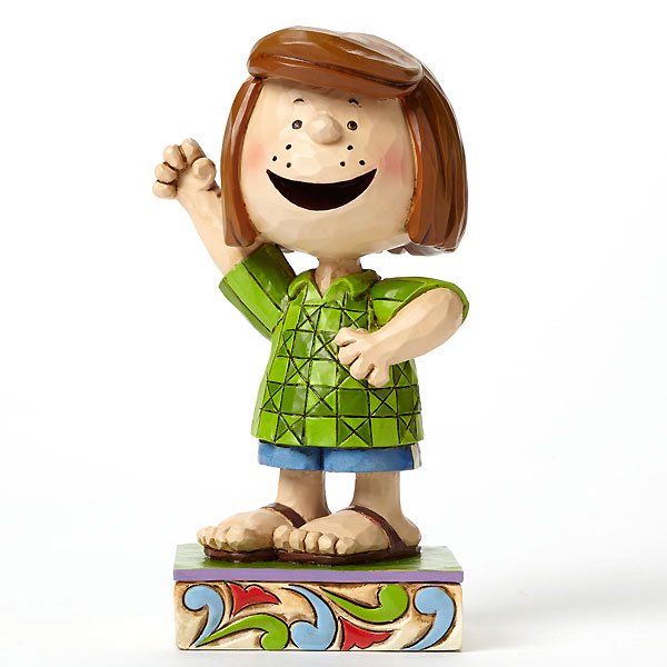 ピーナッツ By ジム ショア ペパーミント パティ フィギュア Fun Friend Peppermint Patty Personality Pose Figurine 海外直輸入 キャラクターグッズ専門店 プレシャス ハーツ