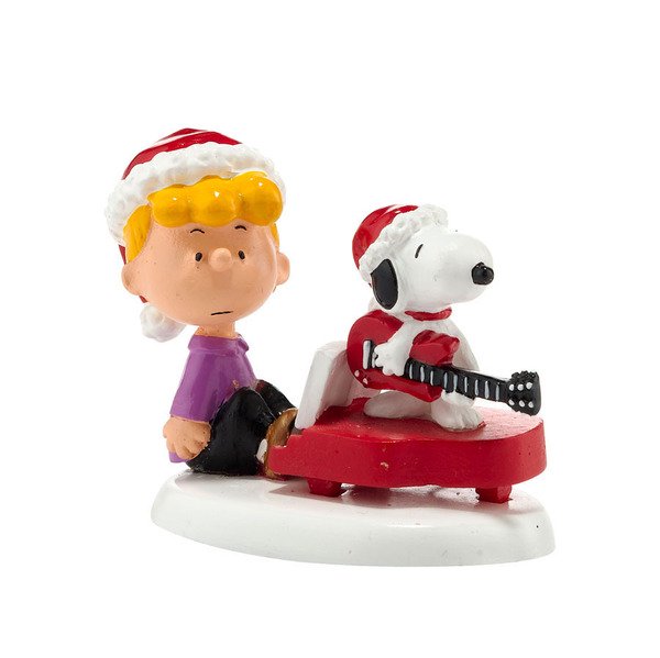 シュローダーとスヌーピー フィギュア Schroeder & Snoopy's Christmas