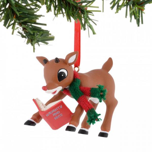 ルドルフ 赤い鼻のトナカイ ルドルフオーナメント Rudolph Reading Hanging Ornament - 海外直輸入  キャラクターグッズ専門店　プレシャス・ハーツ