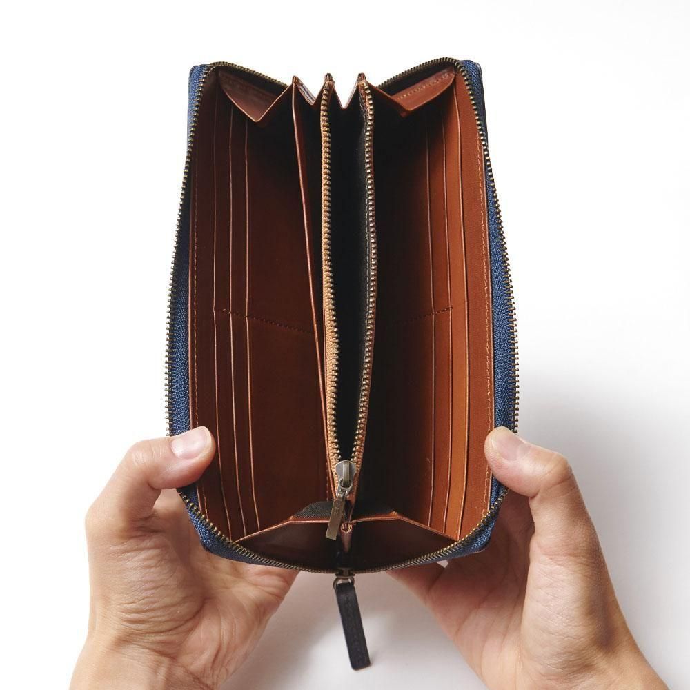 ラウンドファスナー長財布 BRIDLE（ブライドル）｜革財布の山藤