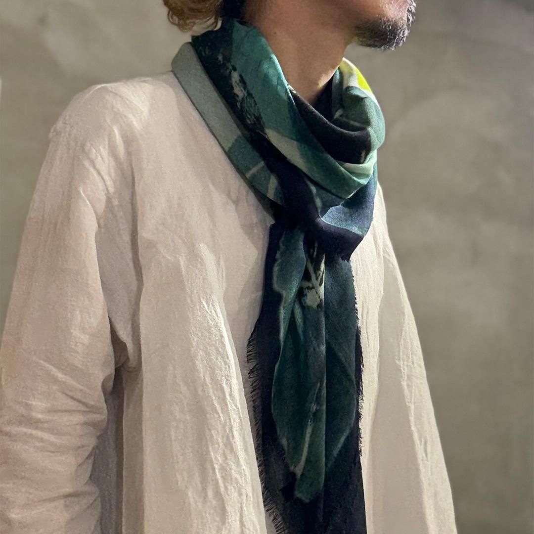 スカーフ AW22053-COL4 - 革財布の山藤（やまとう）| 老舗の職人が作る