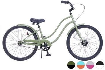 ビーチクルーザー　カスタム　グリーン Amazon | 自転車 VOLT Hight Riser グリーン 20inch ビーチ