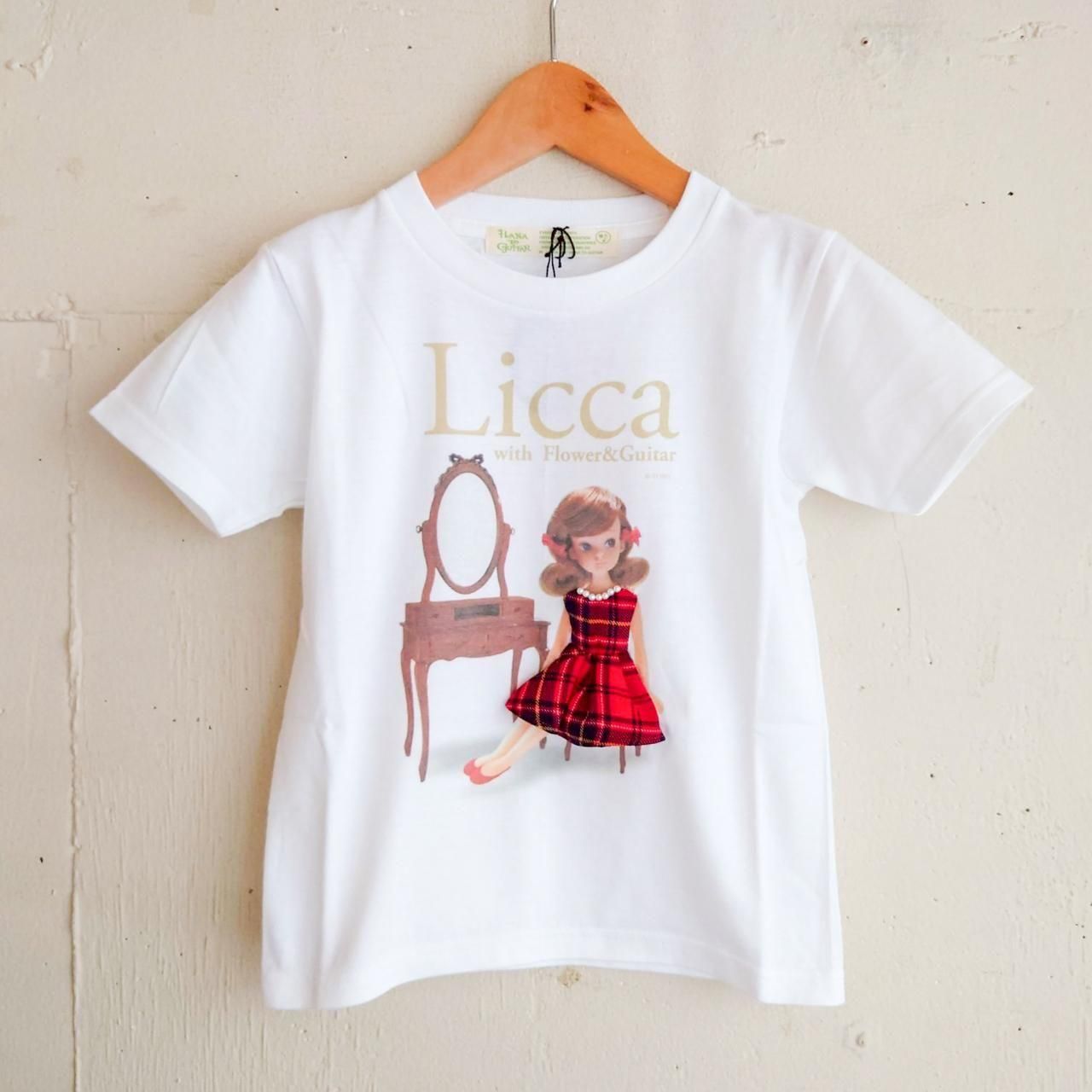 ラッカザーディクリカ KIDS Licca 3D T-sh 1st (初代リカちゃん)子供用 - flower&guitar