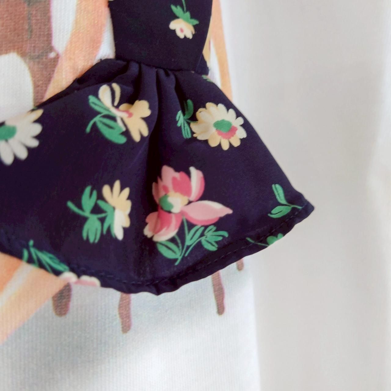 KIDS Licca 3D T-sh 1st (初代リカちゃん)子供用 - flower&guitar