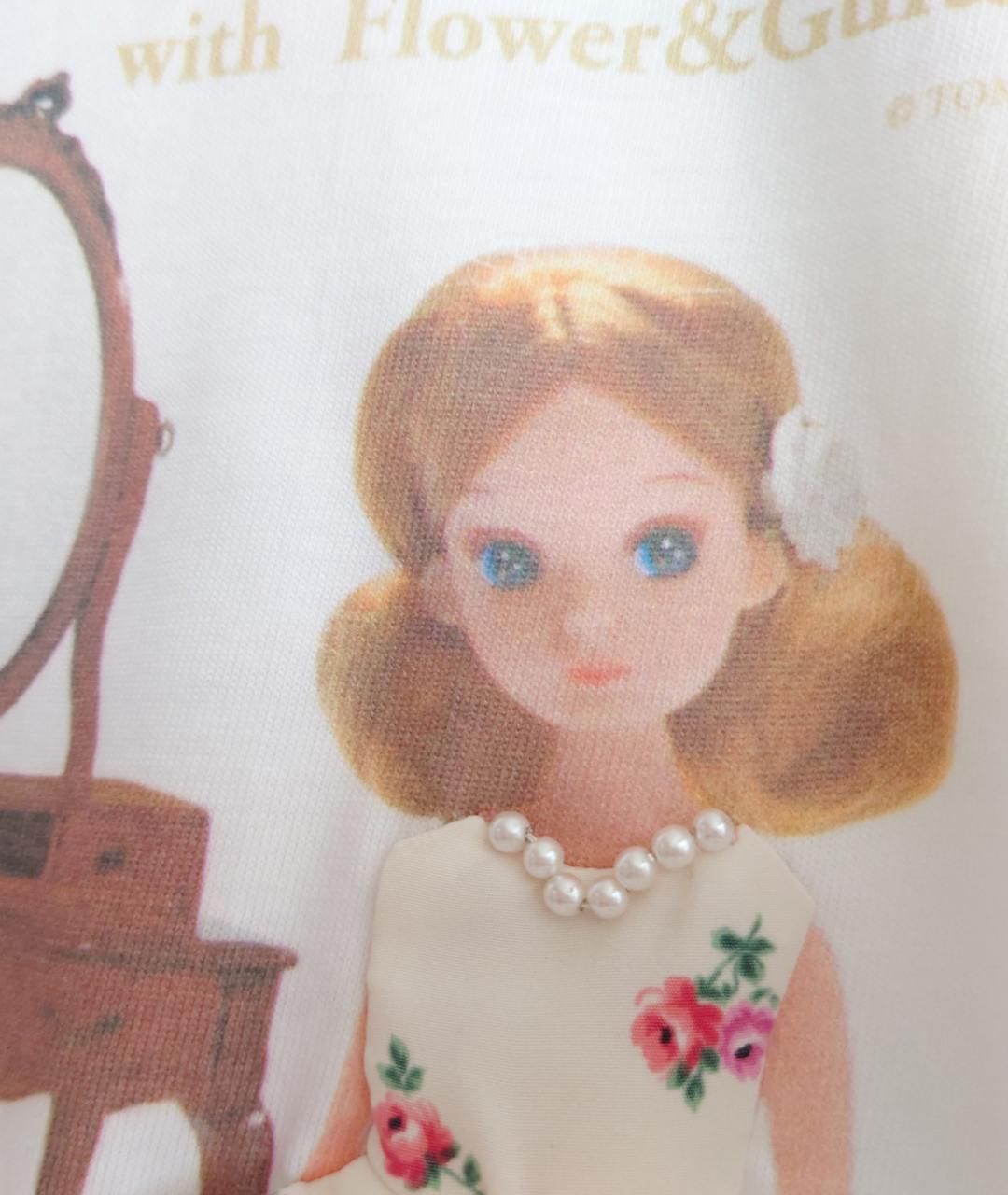 STIFF - シュタイフ リカ Licca 箱 証明書すべて揃った新品同様の完品です KIDS Licca 3D T-sh 2nd (二代目リカちゃん)子供用 - flower&guitar