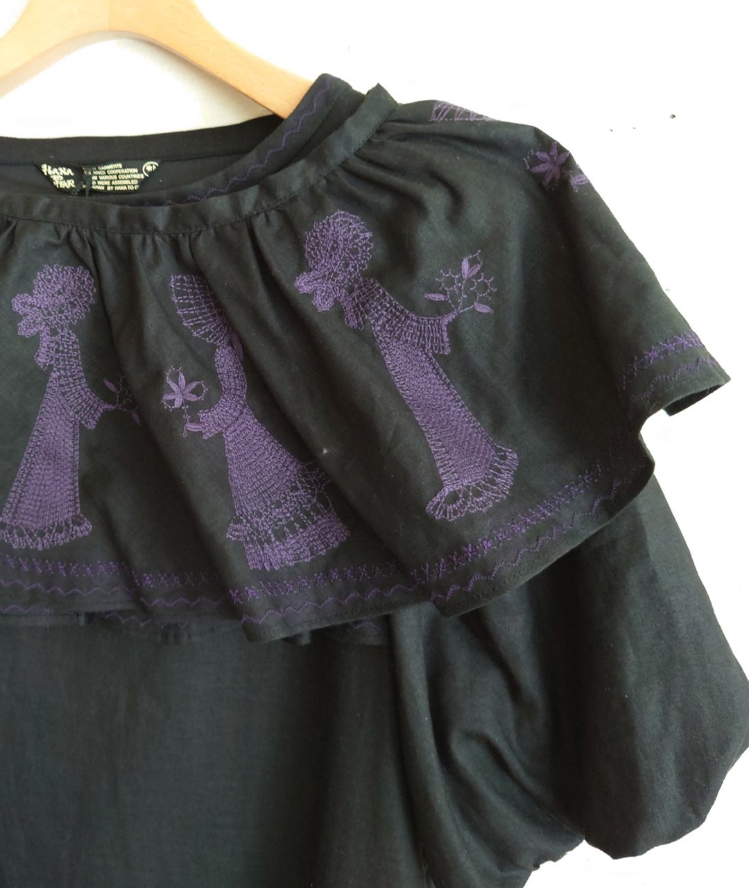 RPKO 襟刺繍ワンピースCollar Embroidery Dress ワンピース ロング