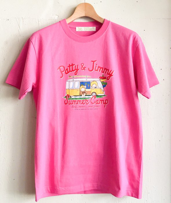 【PINK】パティ＆ジミー キャンピングカー Tシャツ　（大人）<img class='new_mark_img2' src='https://img.shop-pro.jp/img/new/icons16.gif' style='border:none;display:inline;margin:0px;padding:0px;width:auto;' />