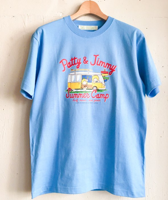 【BLUE】パティ＆ジミー キャンピングカー Tシャツ　（大人）<img class='new_mark_img2' src='https://img.shop-pro.jp/img/new/icons16.gif' style='border:none;display:inline;margin:0px;padding:0px;width:auto;' />